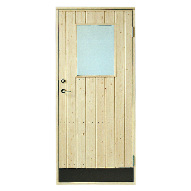 FÖRRÅDSDÖRR 10GR 9X20 RAK G-H SPIKAD, GLAS, HÖGER, 10GRADER | Beijerbygg Byggmaterial